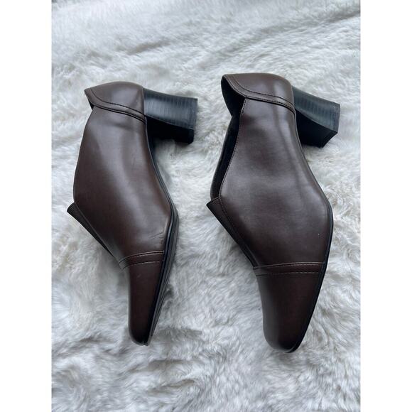 Laura Scott brown booties size‎ 9 - Picture 1 of 6